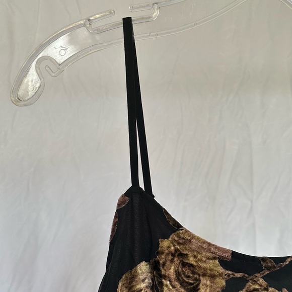 Gentle fawn black floral slip dress size large NWT - Picture 5 of 7
